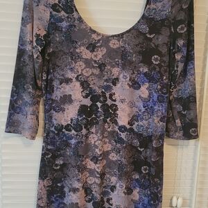 NWT FREE PEOPLE PURPLE AND BLUE DRESS SIZE MEDIUM